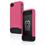 Incipio iPhone 4 4S EDGE PRO Hard Shell Slider Case - Neon Pink / Matte Black